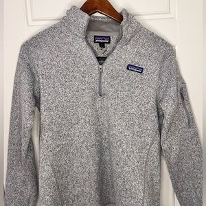 Patagonia Heather Gray Fleece Pullover